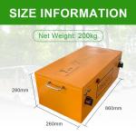 Deep Cycle 48V 60Ah 80Ah 100Ah Lithium Ion Battery for Golf Carts Patrol Cars