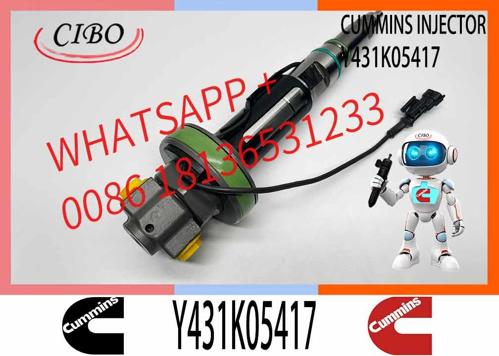 Y431K05417 QSK19 Diesel Engine Common Rail Fuel Injector Y431K05558 4964171