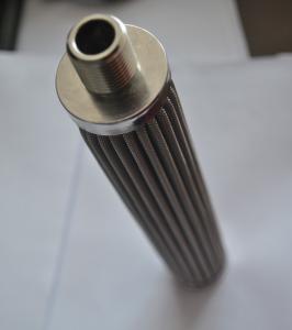 China Pleated Stainless Steel Filter Element Micron Filter Cartridge wholesale