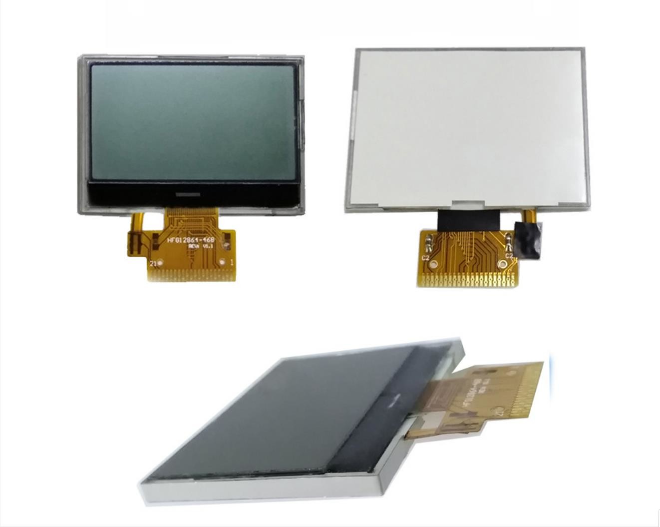 1.7 Inch FSTN Lcd Display Module, 128x64 Dots Driving ICST75256 1/65Duty,1/9Bias