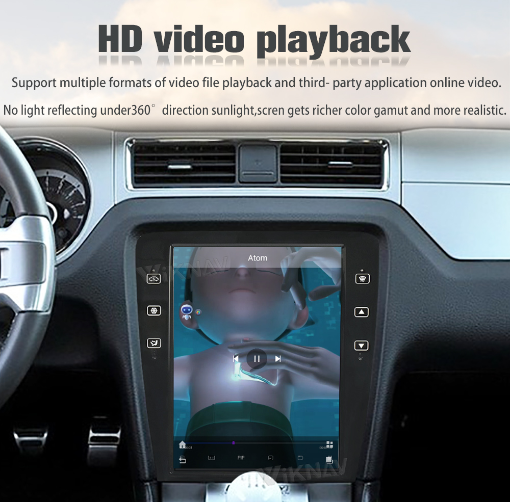 Android 13 Car Radio GPS Navigation For Ford Mustang Multimedia Player 09-13