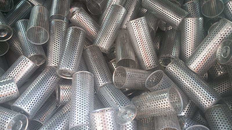 12 Inch 304 316 316L Stainless Steel Filter Mesh Tube Perforated Easily Formed