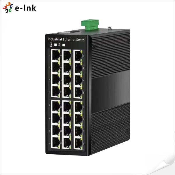 Managed Industrial 16-port 10/100/1000T 802.3at PoE + 8-port 10/100/1000T
