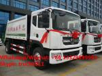 best seller- Euro 4 dongfeng D9 Cummins 180hp 10m3 compacted garbage truck for