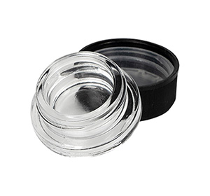 7ml Child Resistant Concentrate Container Clear Glass Jar for Wax Dab Oil