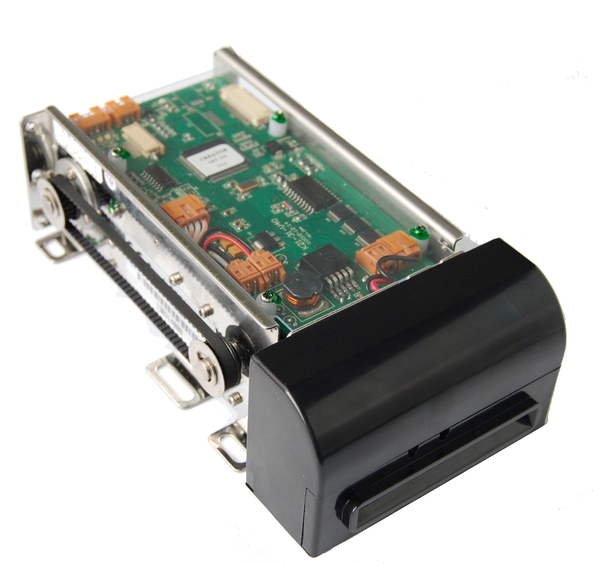 Motorized ATM Contact Hybrid Card Reader / Writer , SIM Card Reader DC 12V