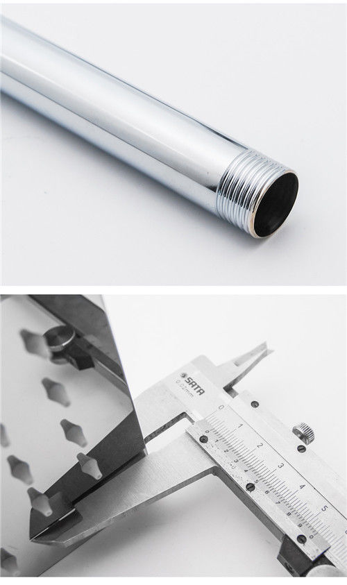 Mirror Effect Square Rain Shower Head , 360 Degree Rotation Waterfall Shower Head