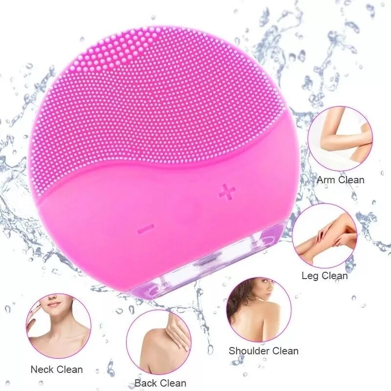 Face Washing Machine Electric Soft Silicone Facial Brush Cleanser Massage