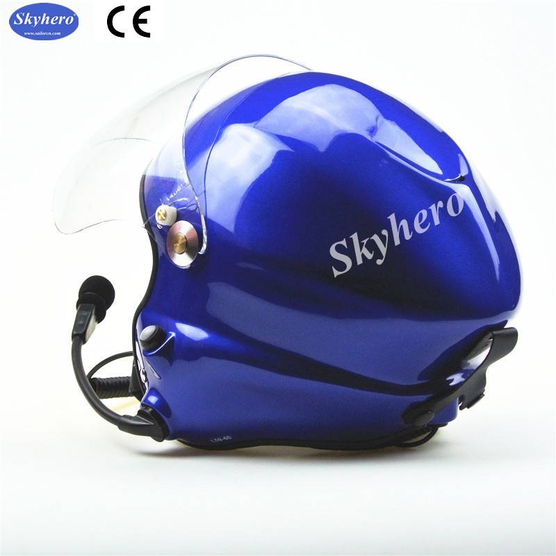 High noise cancel aviation headset Powered paraglider helmet/PPG helmet red colour Made in China