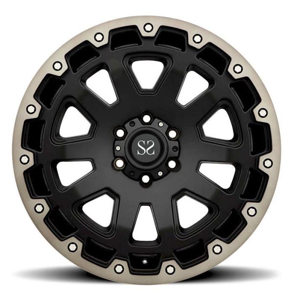 20 22 24 Inch Forged Off Road Wheels PCD 5 X 127 6 X 139.7 5 X 150 6 X135 Black