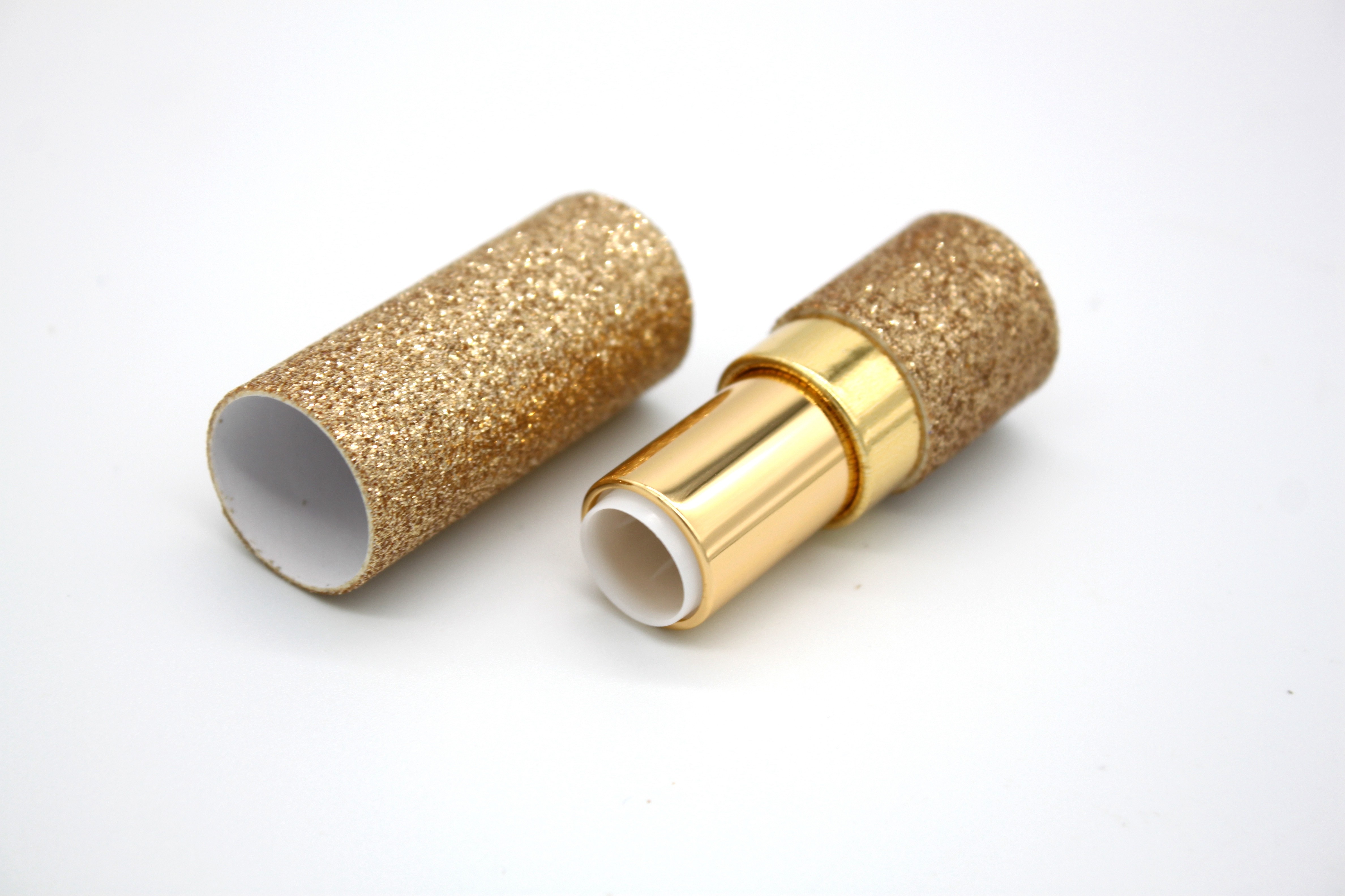 Empty Paper Lipstick Tube Inner Cup 9.6mm With Golden Mechanism