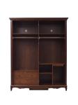 Rubber Wood Furniture Thailand solid wood King/Queen Bed in Leisure American
