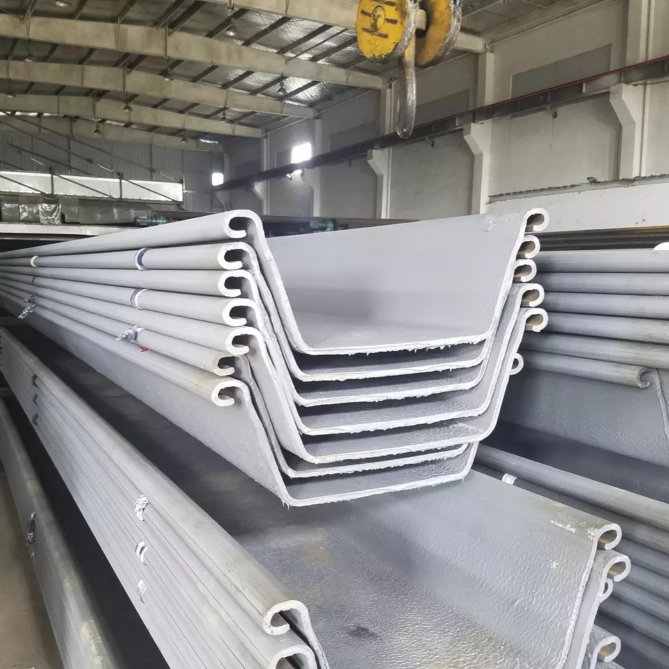 2 - 12mm Thickness Hot Rolled Steel Sheet Pile U Shape