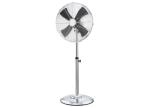 16" Chrome Metal Electric Oscillating Fan Floor Standing 3 Speed 120V