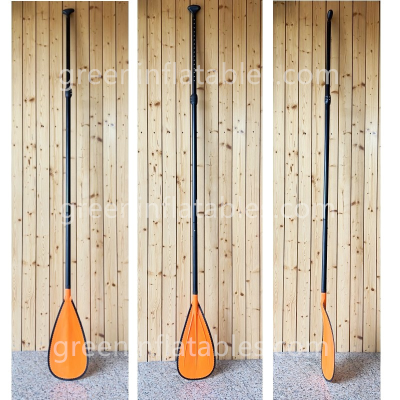 3 piece SUP canoe Paddle board paddle race reinforcement blade anti-twist buckle aluminum paddle factory direct sales