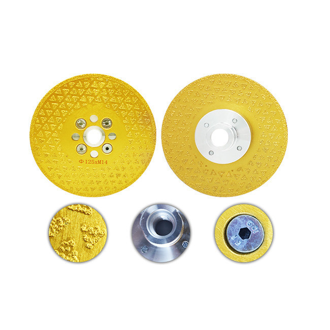 Dual Side 125mm Brazed Diamond Saw Blades 1.6mm For Masonry