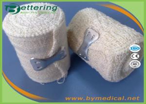 China Natural Colour Cotton Spandex Medical Elastic Crepe Bandages Surgical Bandage wholesale