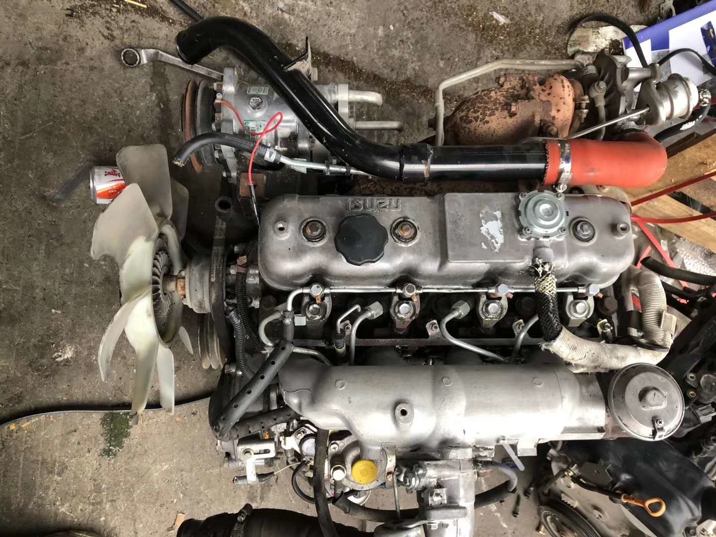 JDM JAPANESE ISUZU 4JB1 Diesel Engine assy USED JAPAN Engine ISUZU 4JB1-T 4 CYLINDER