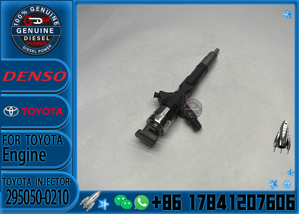 Common Rail Fuel Injector 23670-30410 Common Rail Injetor 295050-0210 for TOYOTA 1KD-FTV
