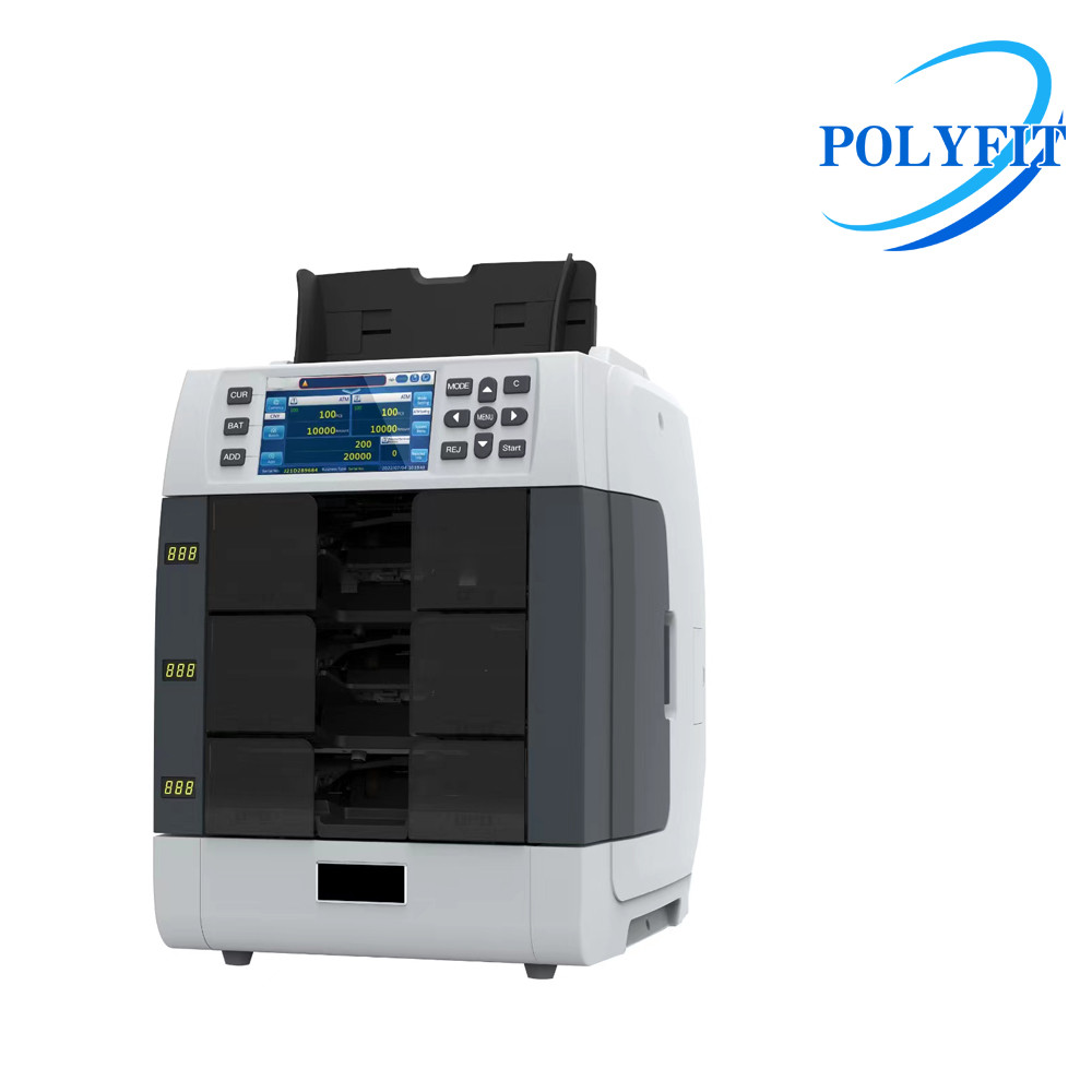 Fitness Banknote Sorter 2+1 pocket Multi-currency Bank-Grade Money Sorter