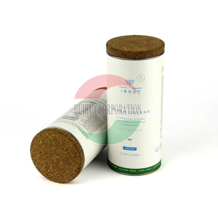 Biodegradable Cardboard Cups With Lids , Recycled Paper Gift Tube Packaging