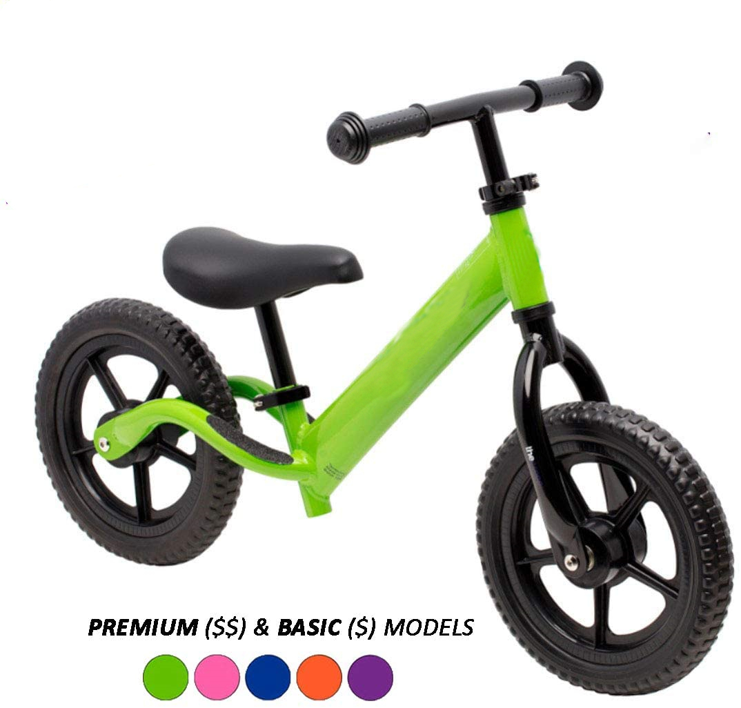 Soft-tail Frame 18 INCH Steel Rim Lightweight Balance Bike for Toddlers and Kids