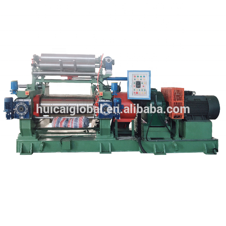 Building Material Shops Two Roll Calender with Automatic Turn Glue Device Customer Requested Voltage