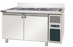 China 420L Stainless Steel Fridge Freezer , 400W Counter Top Salad Fridge wholesale