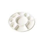 9 Divided Round Biodegradable Bagasse Tableware Party Plates Greaseproof