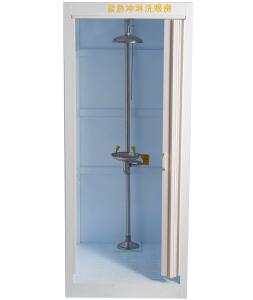China PP Anti-corrosion emergency shower room , eyewash Room Eyewash machine stainless steel Emergency body shower Room wholesale