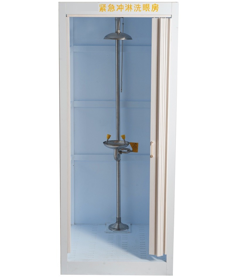 PP Anti-corrosion emergency shower room , eyewash Room Eyewash machine stainless steel Emergency body shower Room