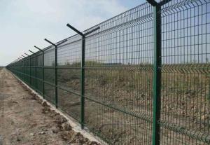 China Galvanized Airport Perimeter Fence 50*100mm 50*150mm Hole Y Post Fence wholesale