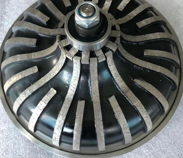 20-40mm Thickness Sintered Diamond Stone Router Bit for Grinding Edge of Granite Marble Abrasive Pad