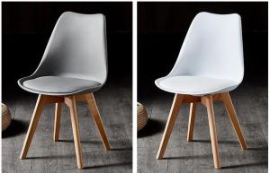 China Beech Wooden Leg Dining Chair , Solid Wood Dining Room Chairs wholesale
