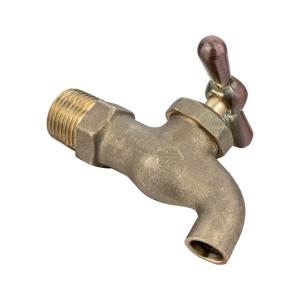 China Outdoor Garden Single Contorl Cold Brass Faucet Washing Machine Hose Material Brass Stop Bib wholesale