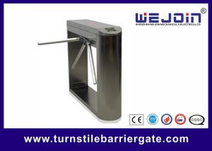 China 50W Waist Height Automatic Tripod Turnstile Gate 304 Stainless Steel wholesale