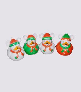 China Water Resistant Squeezing Rubber Ducks Gift Rat / Chicken Shape For Children Bath Toy wholesale
