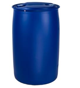 China Reusable 200L Blue Plastic Barrel Drum Harmless Single Ring Closed wholesale
