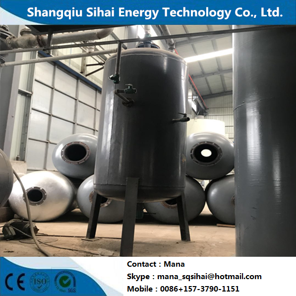 8-10Tons Daily Capacity Waste Tire Pyrolysis Machine 2200*6600mm