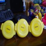 Racing Floating Yellow Duck Number Printed , Personalised Rubber Bath Ducks
