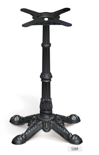Bistro Table base Black Ornamental Iron Parts Table base Solid Cast Iron Table leg