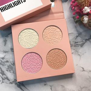 China Cosmetic Pressed Shimmer Blush Highlighter Palette wholesale