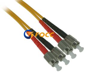 China APC Polish Type 3.0mm FC Duplex Single Mode Fiber Optic Cable PVC Sheath Fiber Patch Cable wholesale