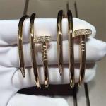 C luxury just nail bracelet 18k gold white gold yellow gold rose gold bracelet