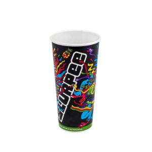 China Brown Ripple Paper Coffee Cup Disposable Recyclable Eco Friendly wholesale