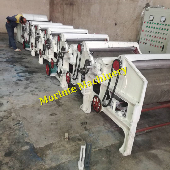 5 rollers cotton waste recycling machine garment waste tearing machine for felt making