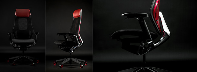 Ergo Support Swivel Gaming Roc - Chair Luxury Leather Premium Office Chair