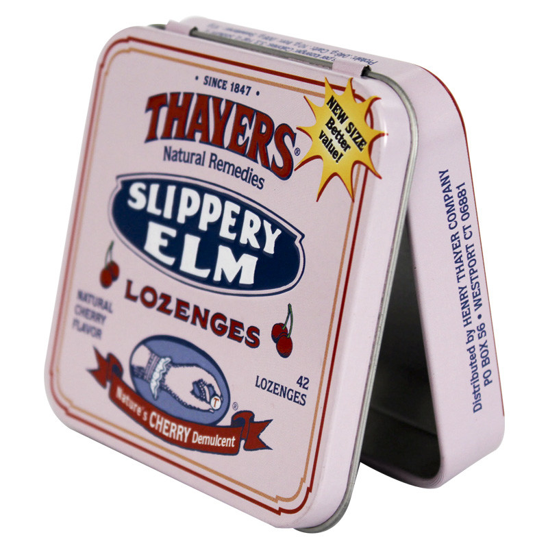 Rectangular Candy Hinged Tin Cases Tablet Packaging Metal Boxes Chai Mint Tin Boxes