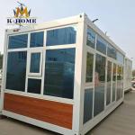 20Ft Sandwich Panel Container House With Glass Curtain Wall