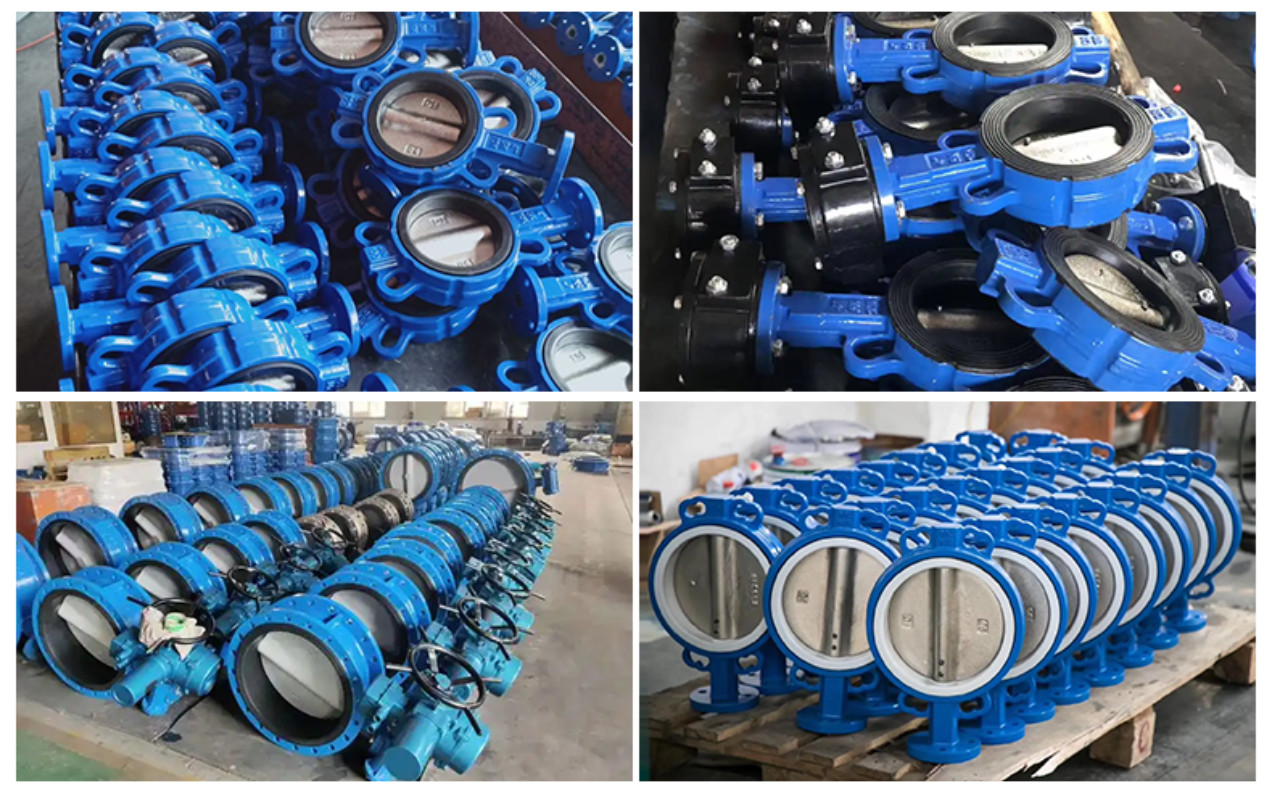 2 Inch Butterfly Valve Handle Wafer Type Cast Iron Manual Butterfly Valve